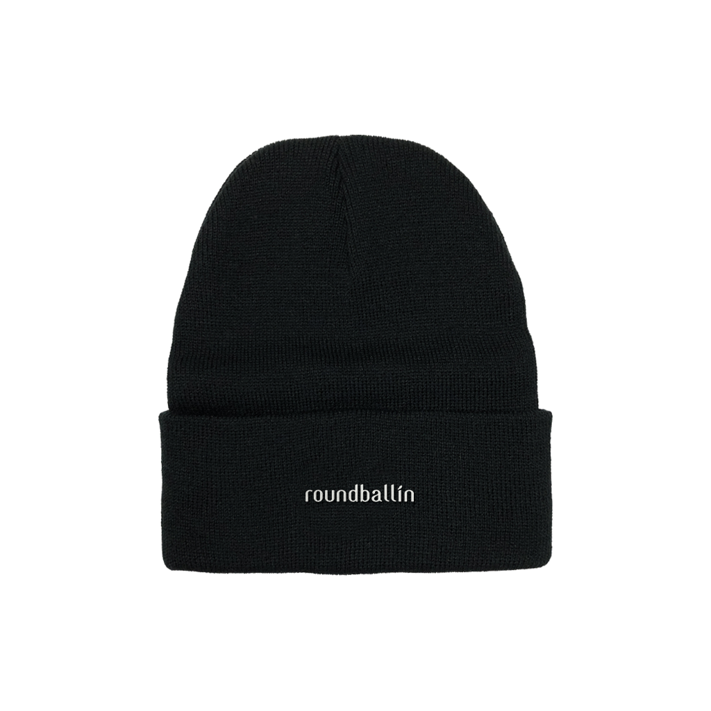 Beanie - "roundballin (icon)" Black 12" Beanie