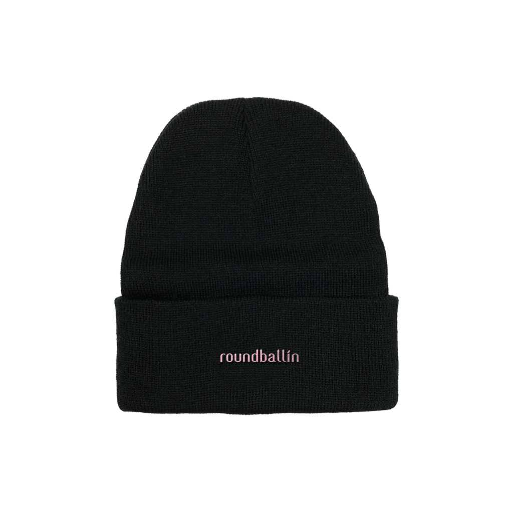Beanie - "roundballin (icon)" Black 12" Beanie