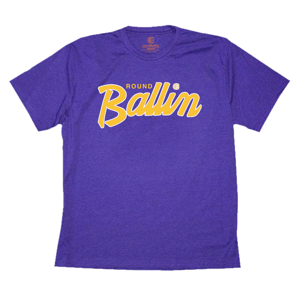 "Crosstown Script" Heather Purple T-Shirt