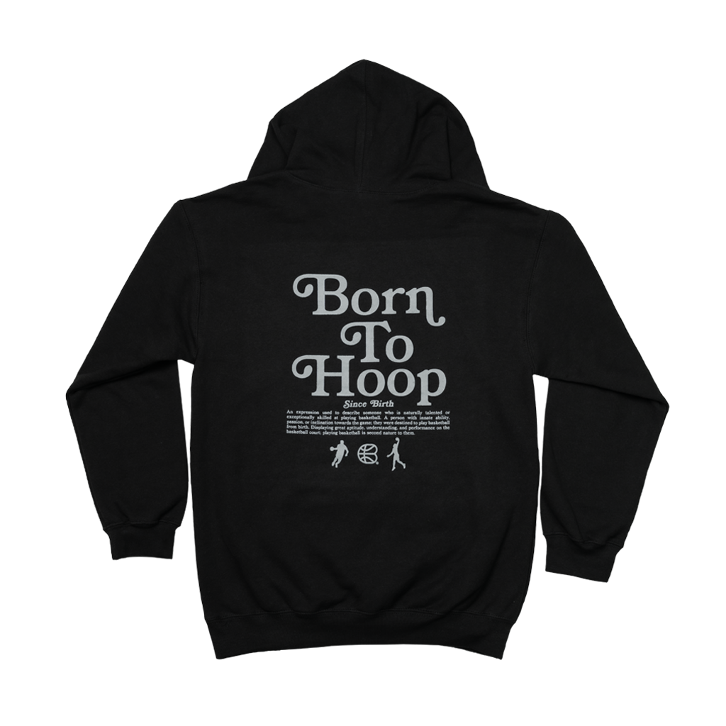 YOUTH - “Born to Hoop” Black Hoodie