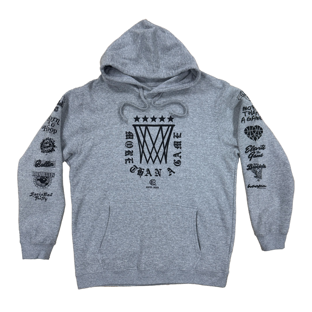 "More Than a Game (Archive)" Heather Grey Elevated Hoodie