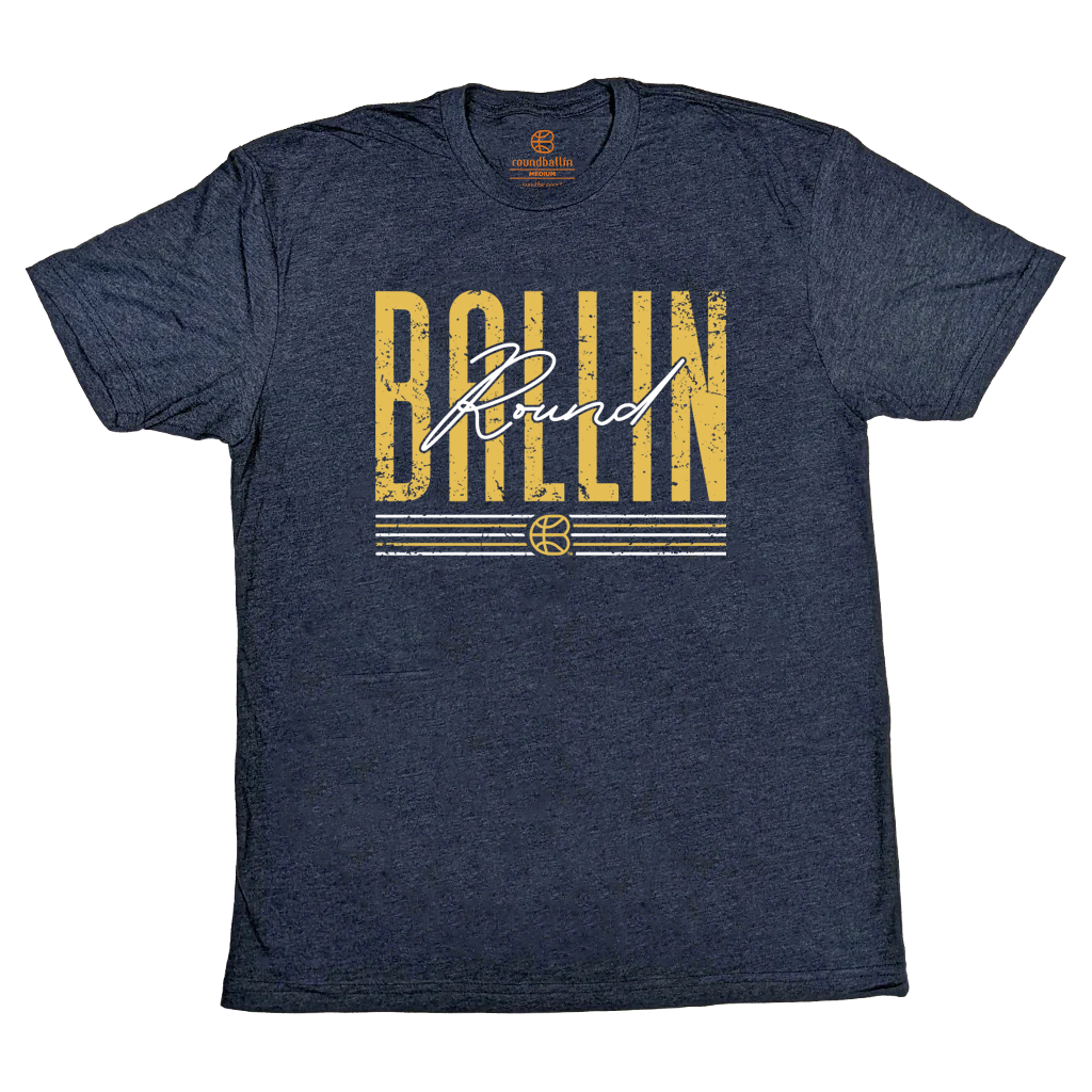 "BALLIN (Flow)" Heather Navy T-Shirt