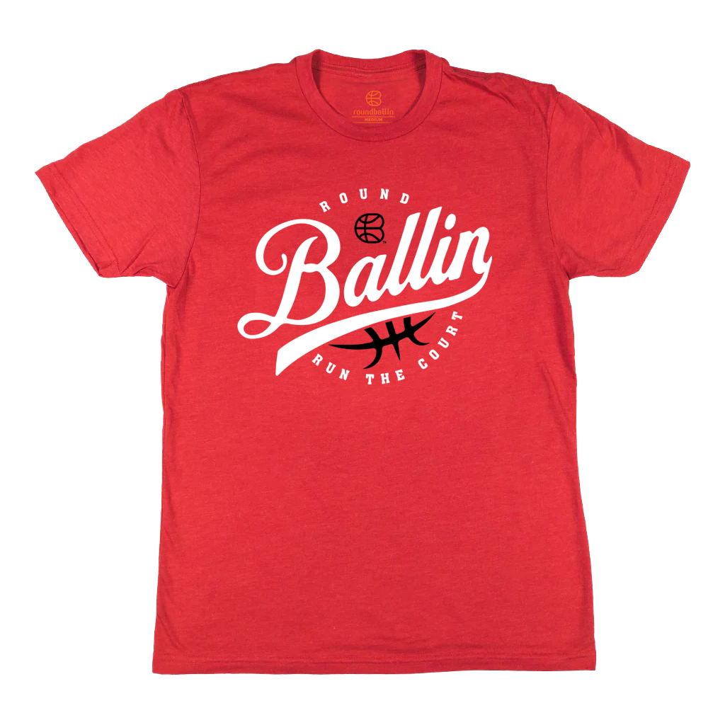 "Ballin (Script)" Heather Red T-Shirt