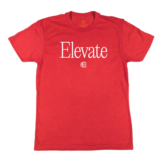 "Elevate" Heather Red T-Shirt