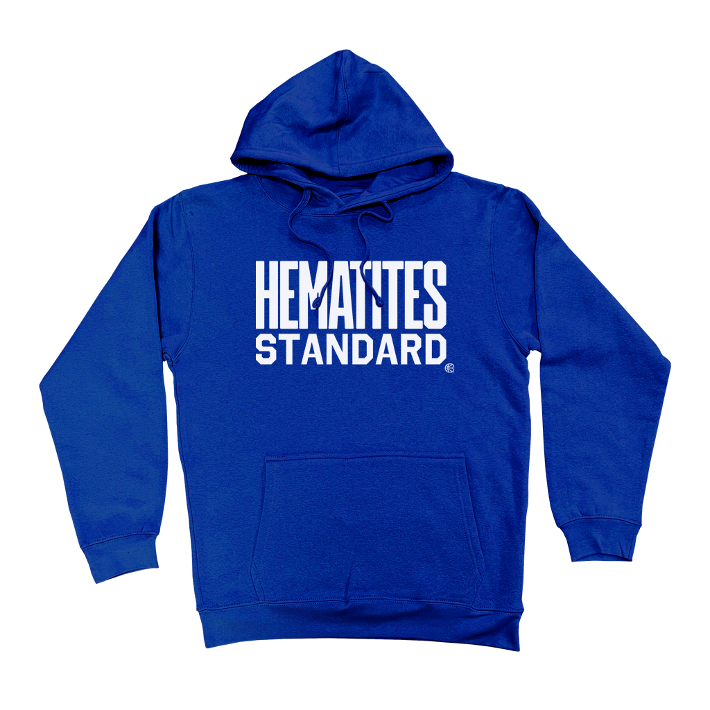 "HEMATITES STANDARD" Royal Elevated Hoodie