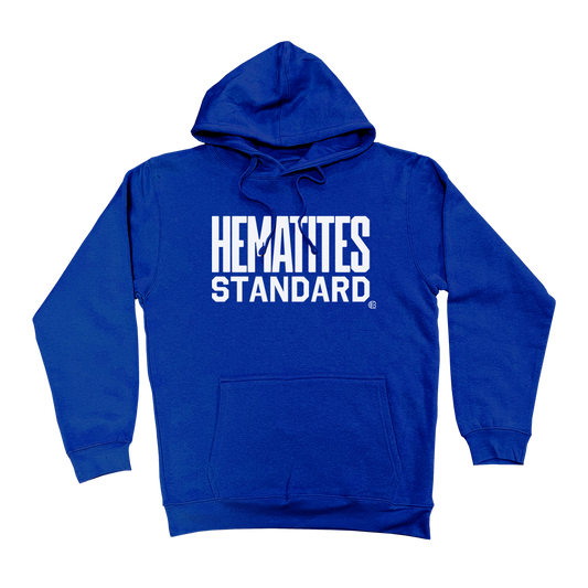 "HEMATITES STANDARD" Royal Elevated Hoodie