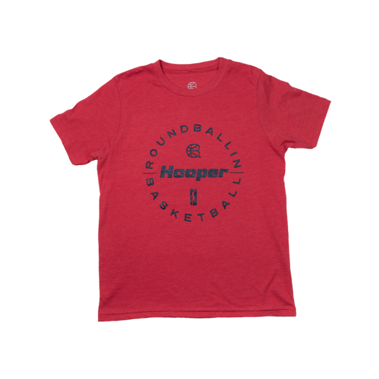 YOUTH - "Hooper" Heather Red T-Shirt