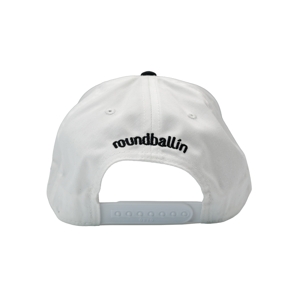 Hat - "More Than A Game" White/Black 5-Panel Mid Profile Snapback