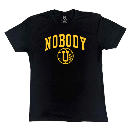 "NOBODY U" Black T-Shirt